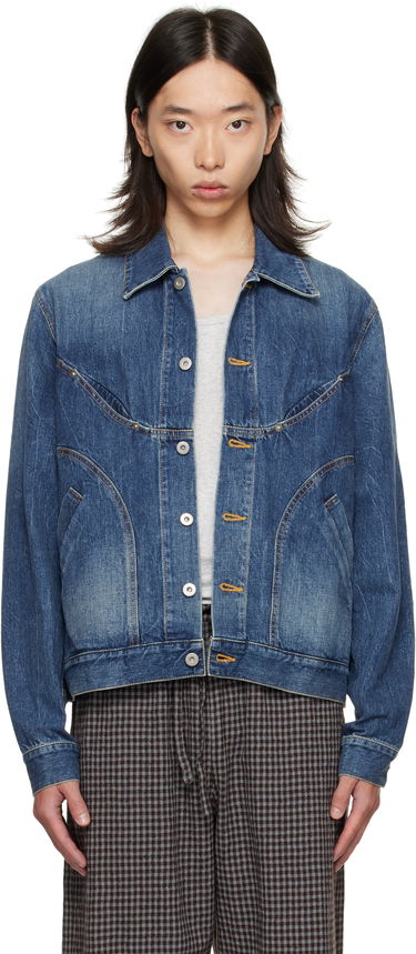 Bunda sage NATION SAGE NATION Jiji Denim Jacket Modrá | S084 DENIM JIJI JACKET DENIM I, 0