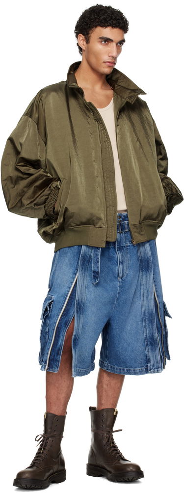 Šortky HED MAYNER Hed Mayner Denim Cargo Shorts Modrá | HMMA67025A-HA191, 3