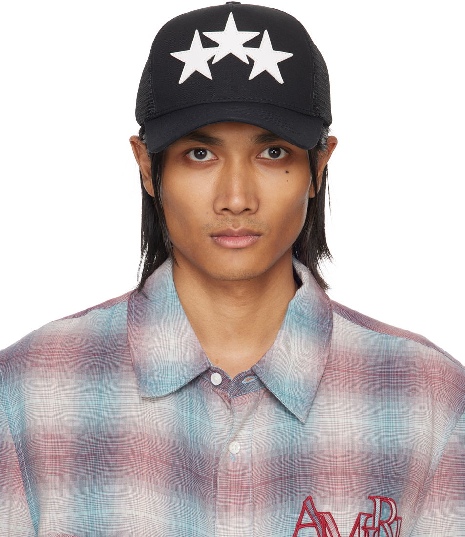 Šiltovka AMIRI 3 Star Trucker Cap Šedá | XMAH002, 0
