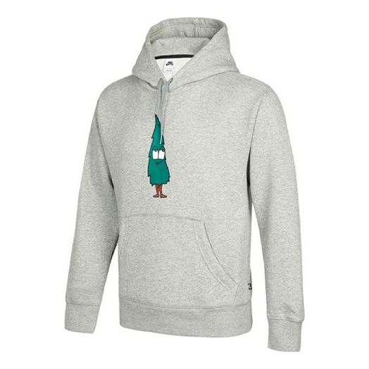 Mikina Nike SB Nike SB Cartoon Print Fleece Hoodie Šedá | DJ3677-063
