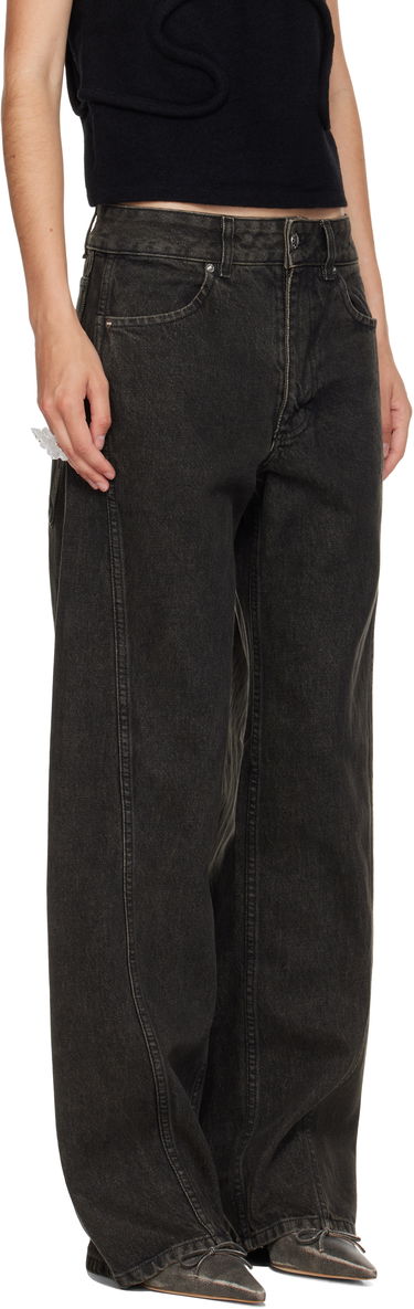 Džínsy Eckhaus Latta Eckhaus Latta Bend Jeans Čierna | 1225-EL-PF25-S, 4