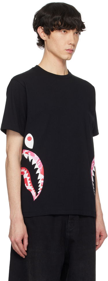 Tričko BAPE Camo Side Shark Graphic T-Shirt Čierna | 001TEK801007M, 4