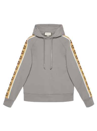 Mikina Gucci Cotton Jersey Hoodie Šedá | 596230 XJBUW 1233