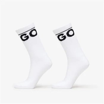 BOSS Iconic Socks 2-Pack White 50510647-100