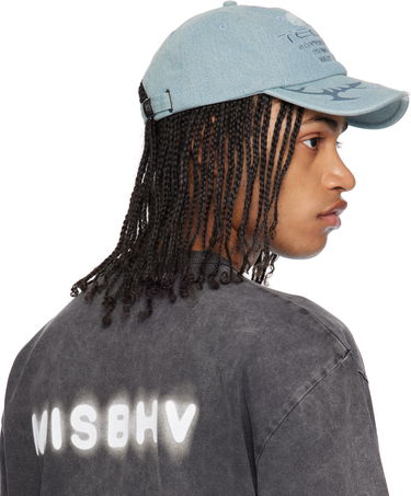 Šiltovka MISBHV MISBHV 'Tecno' Distressed Denim Baseball Cap Modrá | 250A502, 2
