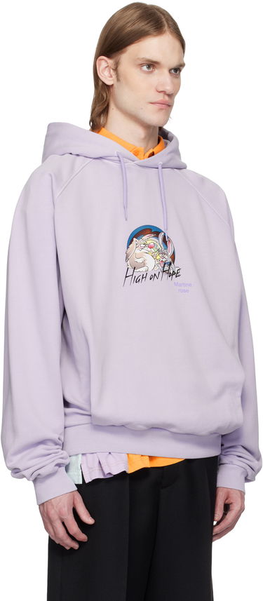 Mikina Martine Rose Martine Rose Raglan Hoodie Fialová | 651JS02602H, 1