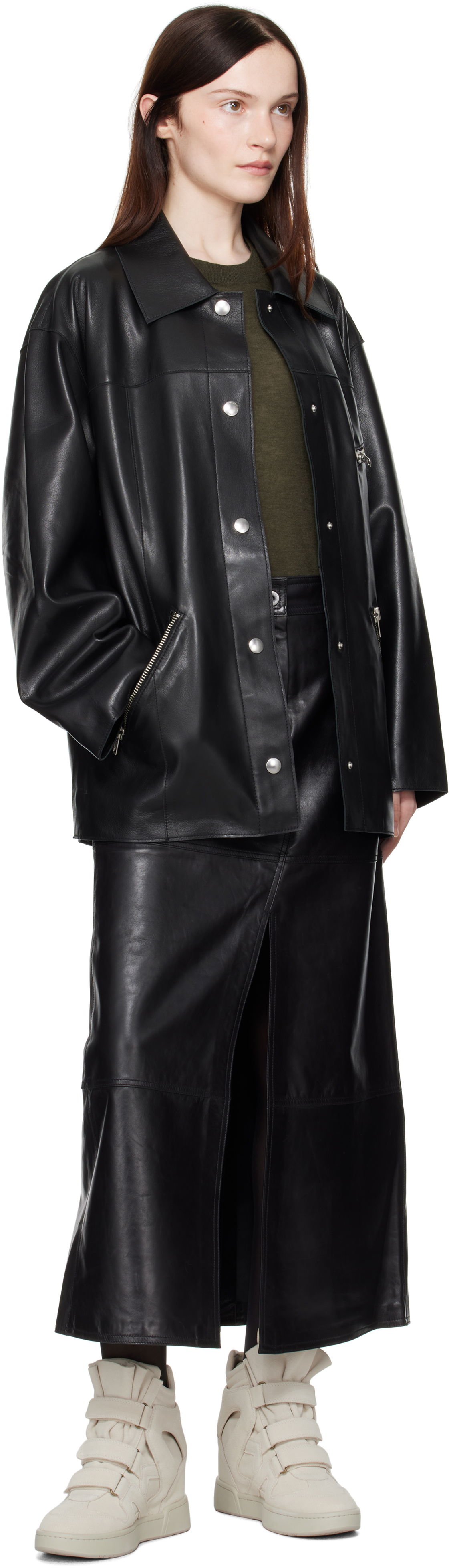 Stand Studio Elisia Leather Jacket