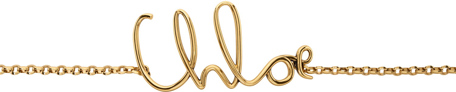 Opasok CHLOÉ Iconic Large Belt Metalická | CHC24AC068CB7, 0