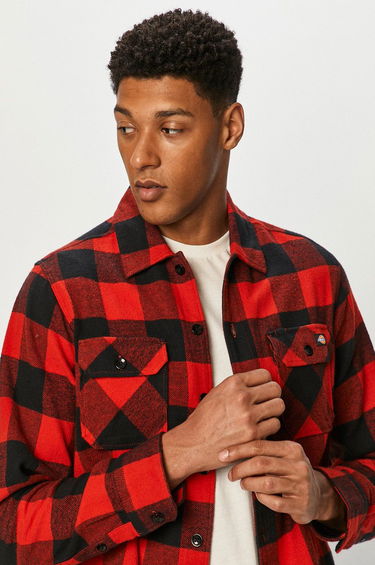 Košeľa Dickies NEW SACRAMENTO SHIRT Červená | DK0A4XDZRDX, 1