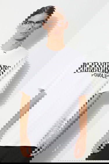 Tričko Puma PUMA x PLEASURES Typo Tee Biela | 620878, 2