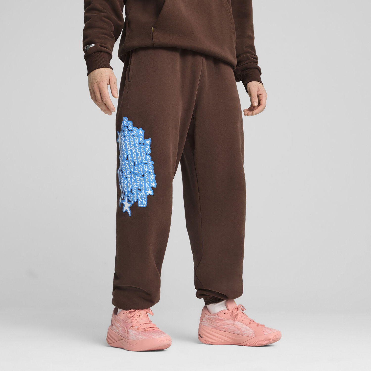 Tepláky Puma Dress Code Basketball Sweatpants Hnedá | 630295_01, 0