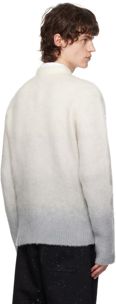 Sveter Casablanca Casablanca Gradient Mohair Sweater Biela | MPS25-KW-840-01, 2