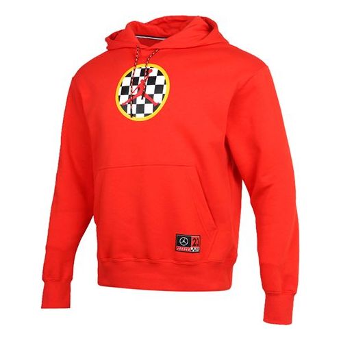 Mikina Jordan Air Jordan Sport DNA Fleece Pullover Hoodie Červená | CV2785-673