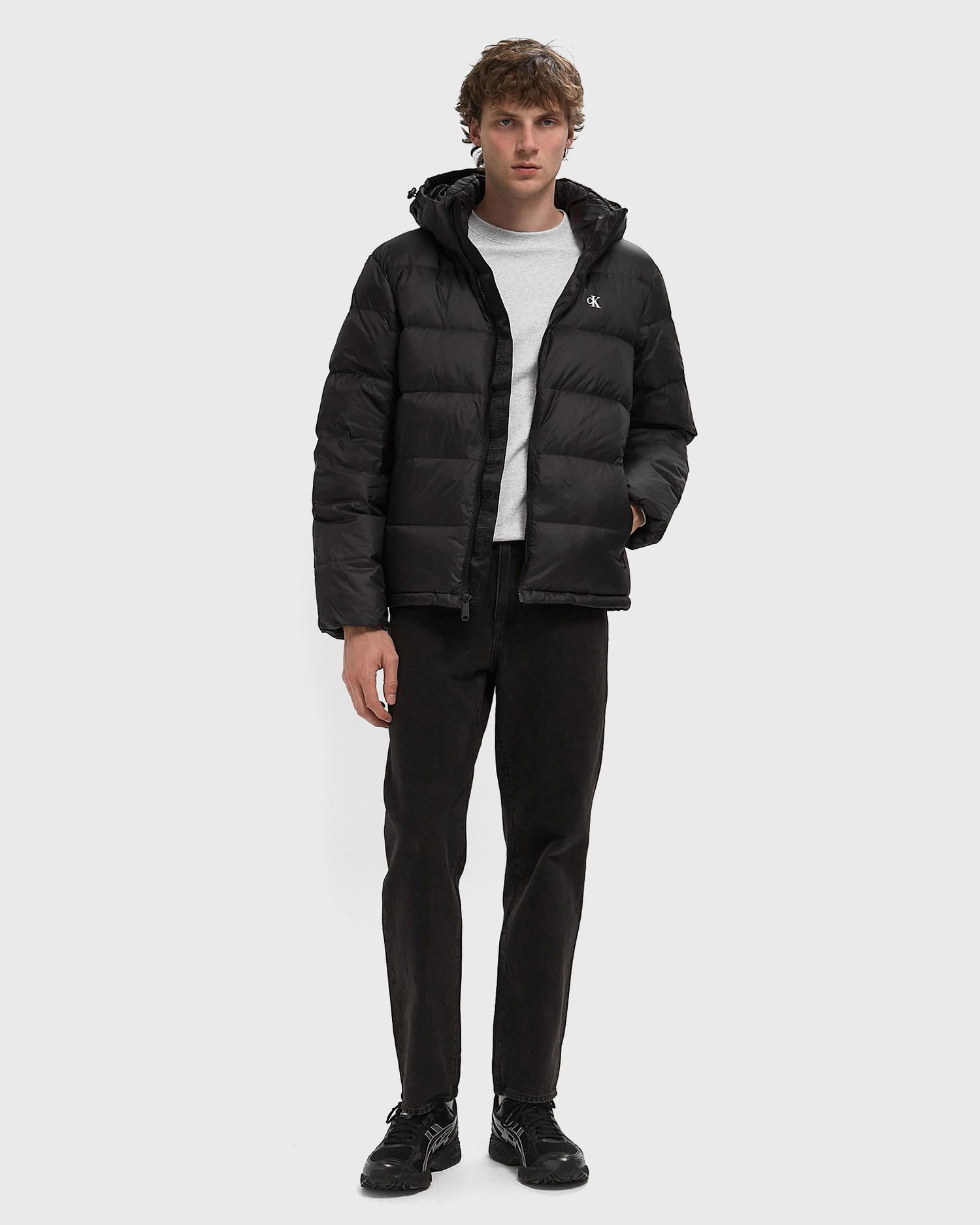 Prešívaná bunda CALVIN KLEIN Calvin Klein Zip-Off Hood Down Puffer Jacket Čierna | LV04RC518GUB1, 1