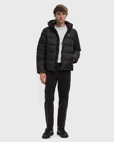Prešívaná bunda CALVIN KLEIN Calvin Klein Zip-Off Hood Down Puffer Jacket Čierna | LV04RC518GUB1, 1