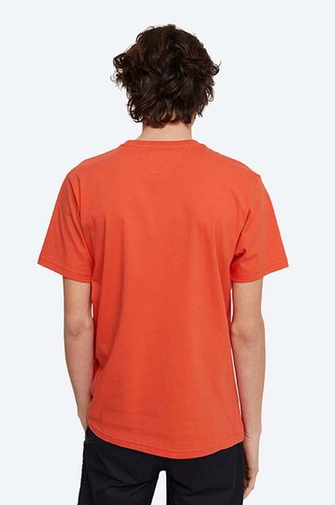 Tričko WOOD WOOD Boris T-Shirt With Print Oranžová | 688383.B026, 1