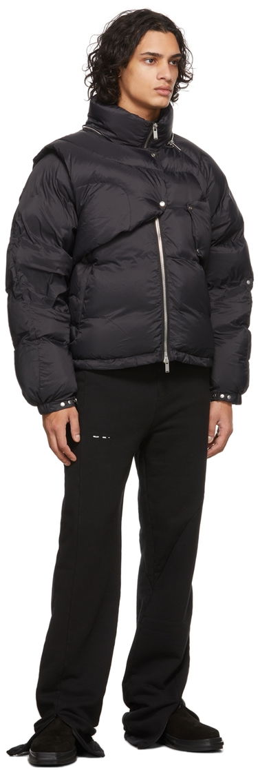 Prešívaná bunda HELIOT EMIL Heliot Emil Down Scarf Puffer Jacket Čierna | AW21_M_02_017_P11_BLK01, 3