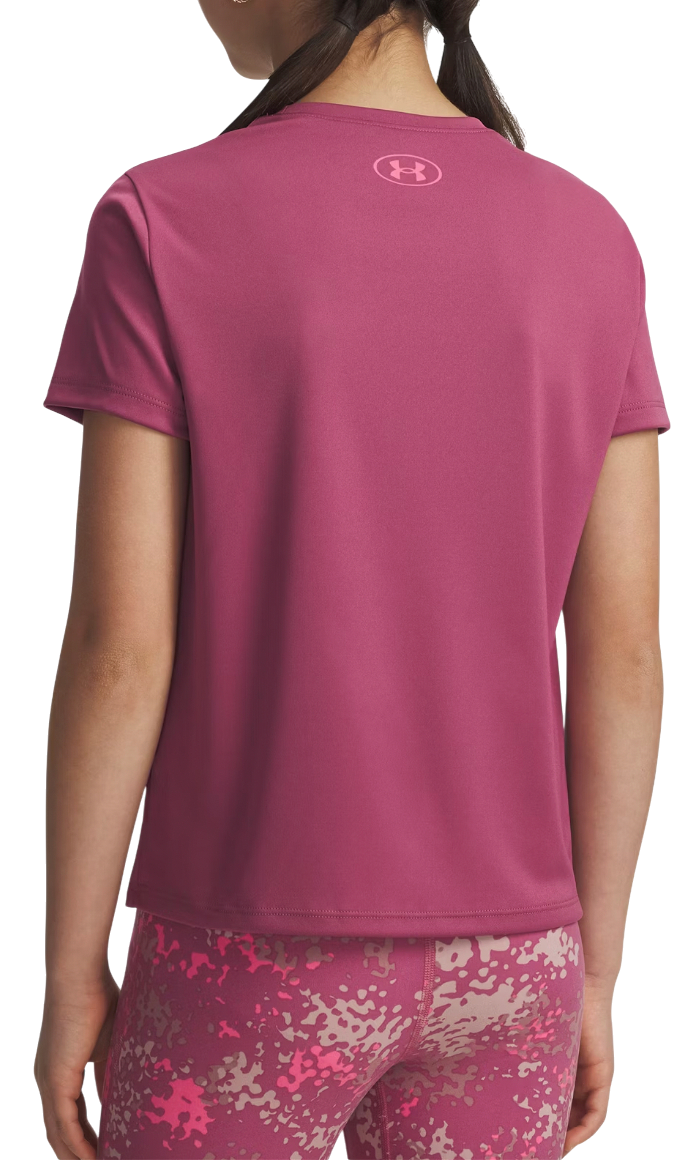 Tričko Under Armour Tech Varsity Graphic Short Sleeve T-Shirt Ružová | 6007917-659, 1