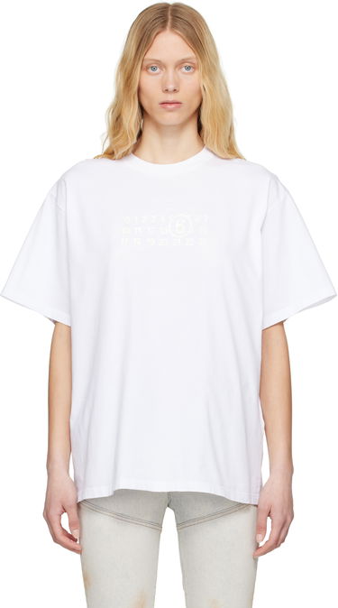 Tričko Maison Margiela MM6 Maison Margiela Basic Jersey T-Shirt Biela | S62GD0202 M20115, 0