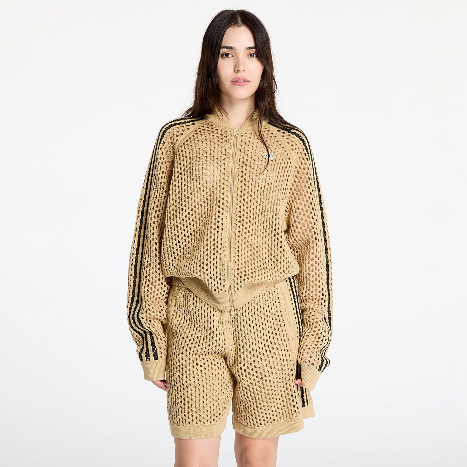 Mikina adidas Originals Clot C Sst Track Top UNISEX Beige Tone Béžová | JF4270, 1