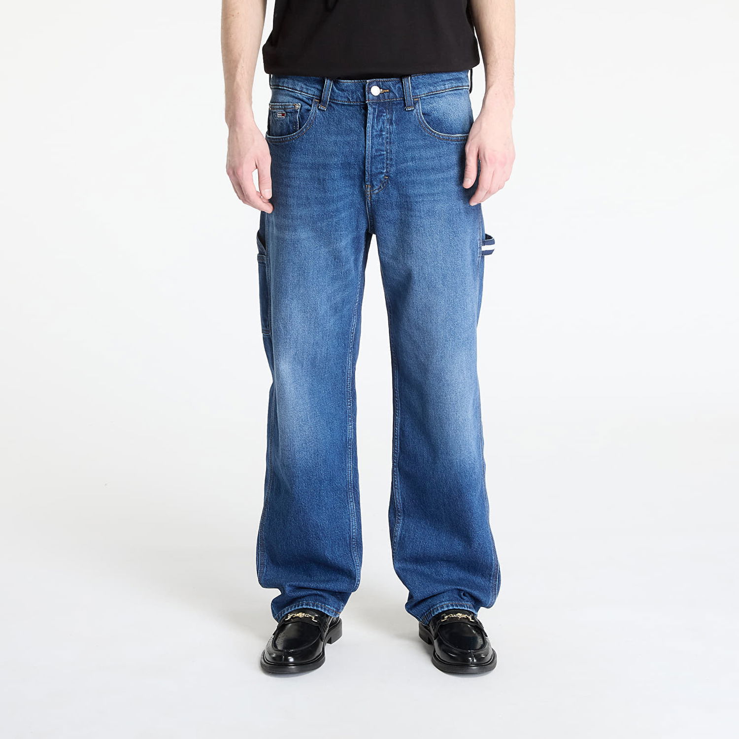 Džínsy Tommy Hilfiger Tommy Jeans Jaimie Relaxed Straight Carp Jeans W29/L32 Modrá | DM0DM21027 1BK, 0