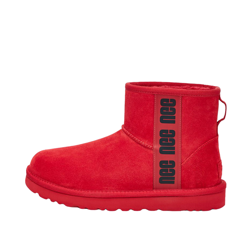 Tenisky a topánky UGG Classic Mini Side Logo Boot Samba Red Červená | 1122558-SRBCK