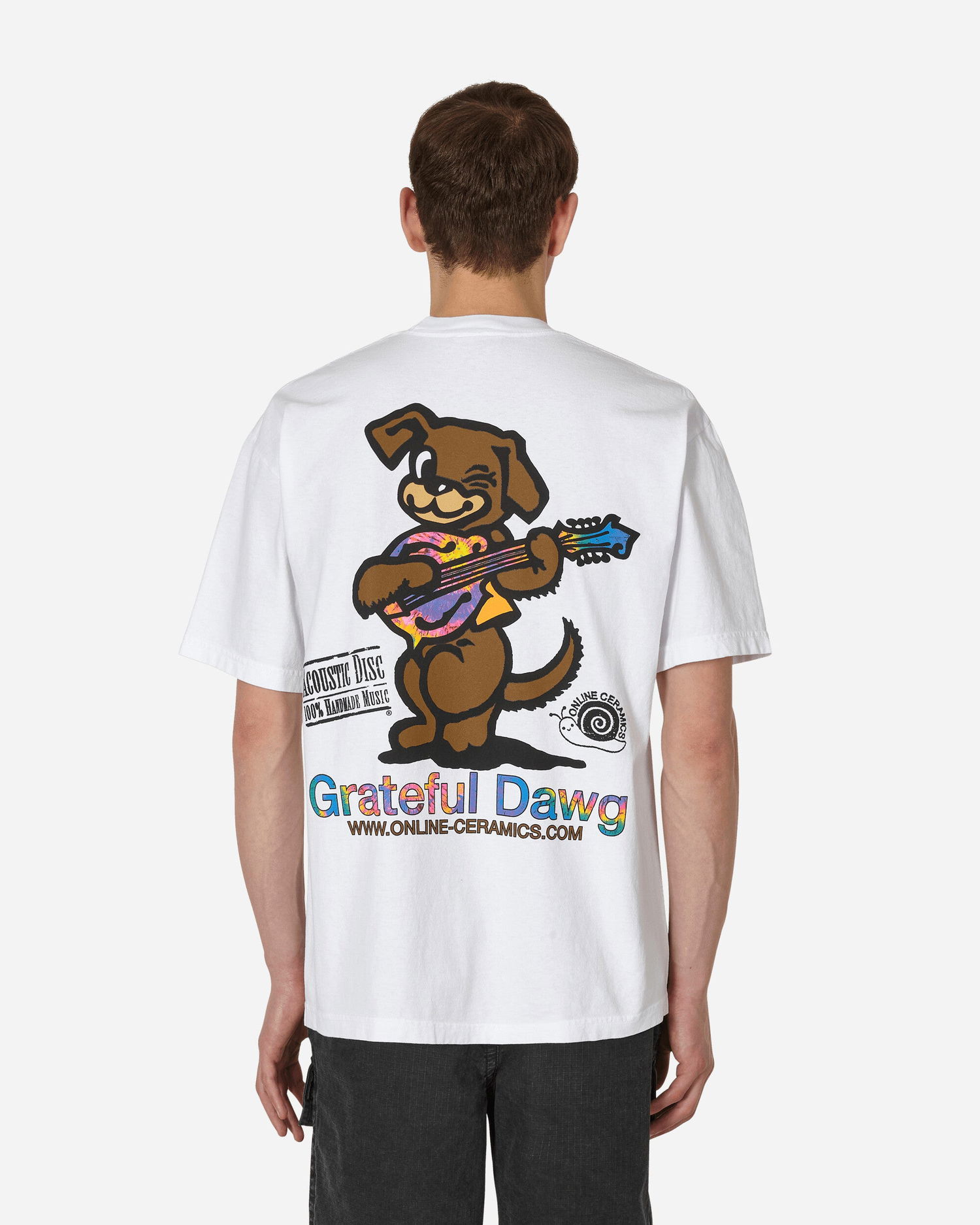 Tričko Online Ceramics David Grisman Dawg Works T-Shirt Biela | OCDWAGTEE 1, 1