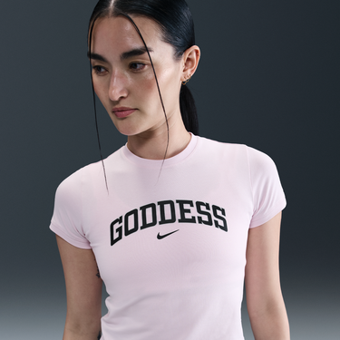 Tričko Nike Nike Sportswear Goddess T-Shirt Ružová | IM0331-663, 0