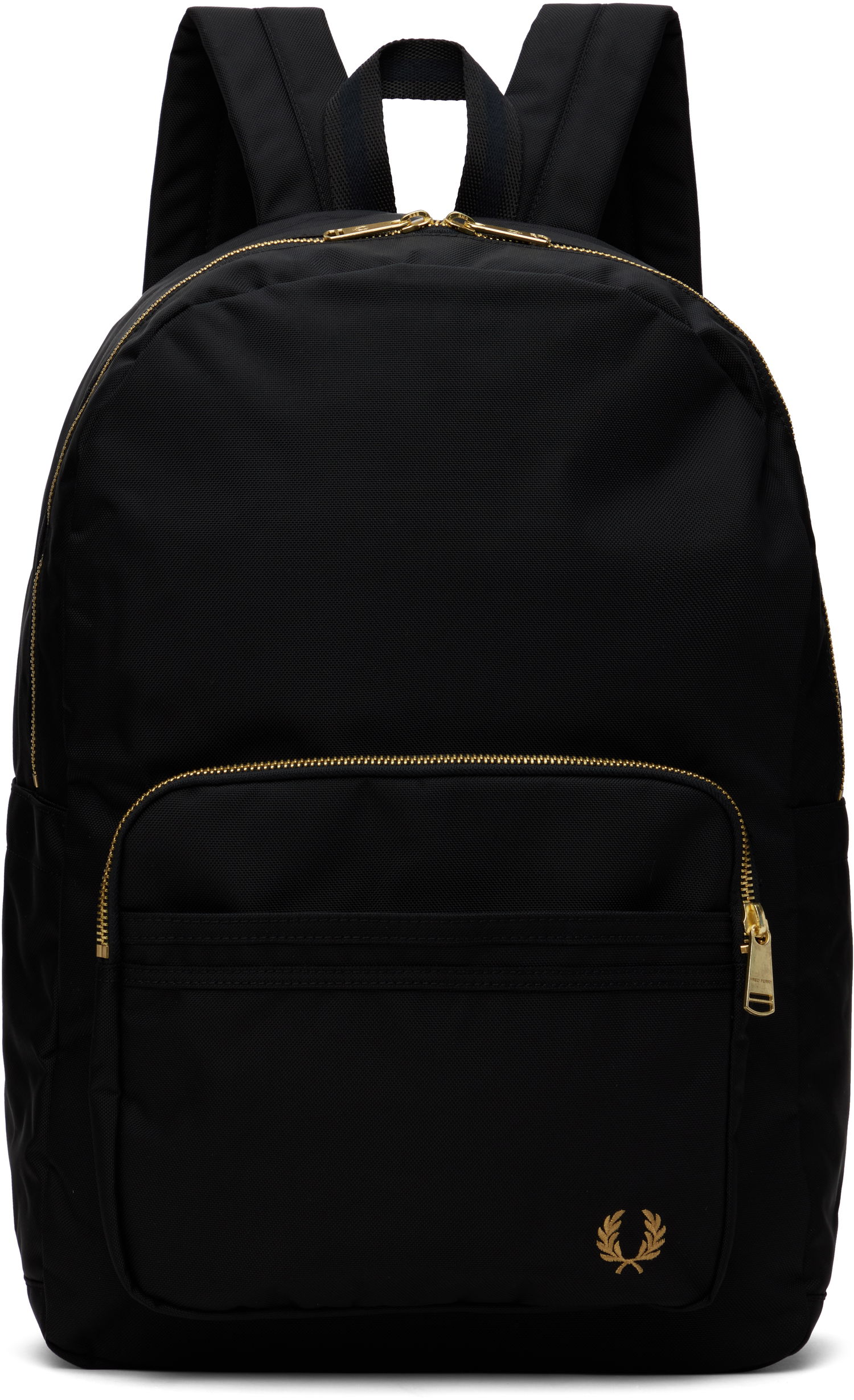 Batoh Fred Perry Fred Perry Textured Nylon Backpack Čierna | L9258, 0