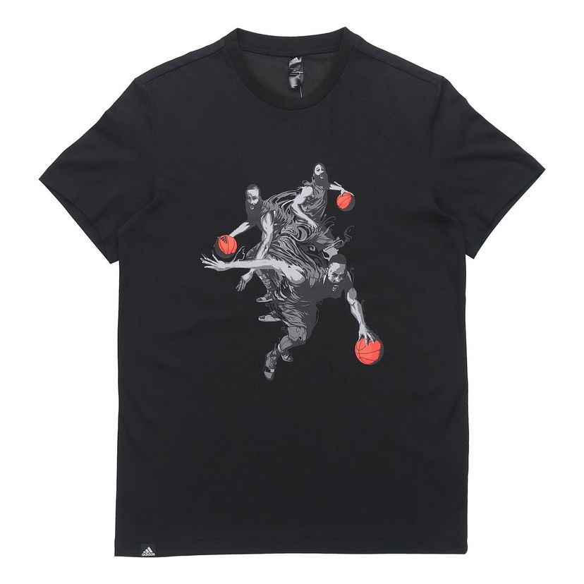 Tričko adidas Originals HARDEN MVMT GU Short Sleeve T-Shirt Čierna | DZ1871