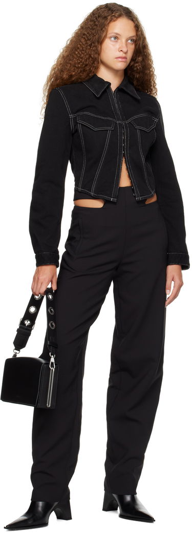 Nohavice Dion Lee Dion Lee Y Front Cutout Trousers Čierna | C2068P22, 3
