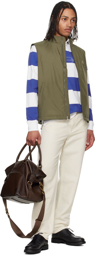 Cestovná taška Polo by Ralph Lauren Polo Ralph Lauren Pebbled Leather Duffle Bag Hnedá | 405962459002, 3