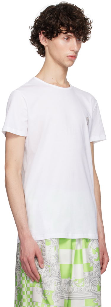 Tričko Versace Men's Medusa Lounge Tee Optical White Biela | AUU01005-1A10011-A1001, 2