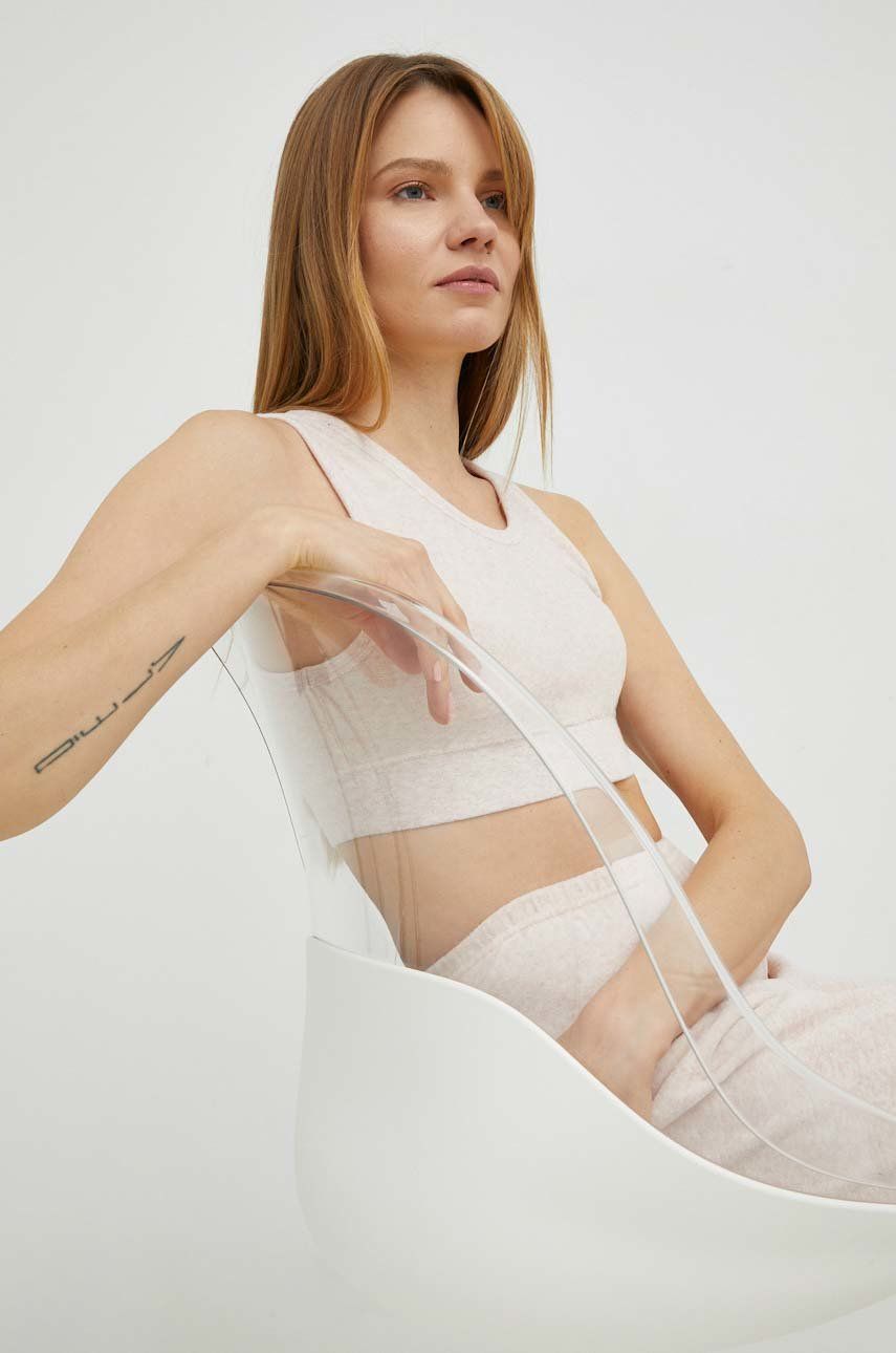 Crop Top American Vintage Crop Top Béžová | UKO00AE23, 0