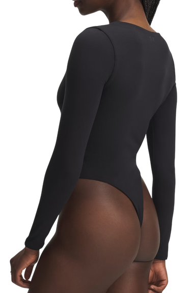 Body Under Armour Sleek Long-Sleeve Scoop Neck Bodysuit Motion Čierna | 6005918-003, 1