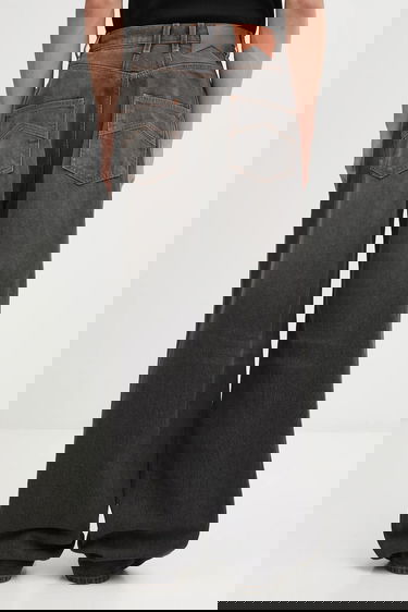 Džínsy Rhude RHUDE Wide Leg Traxedo Čierna | RHFW25DP01012, 2