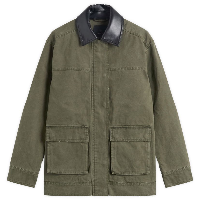 Bunda Anine Bing Anine Bing Sean Wax Jacket Zelené | A-01-11318-AYG4