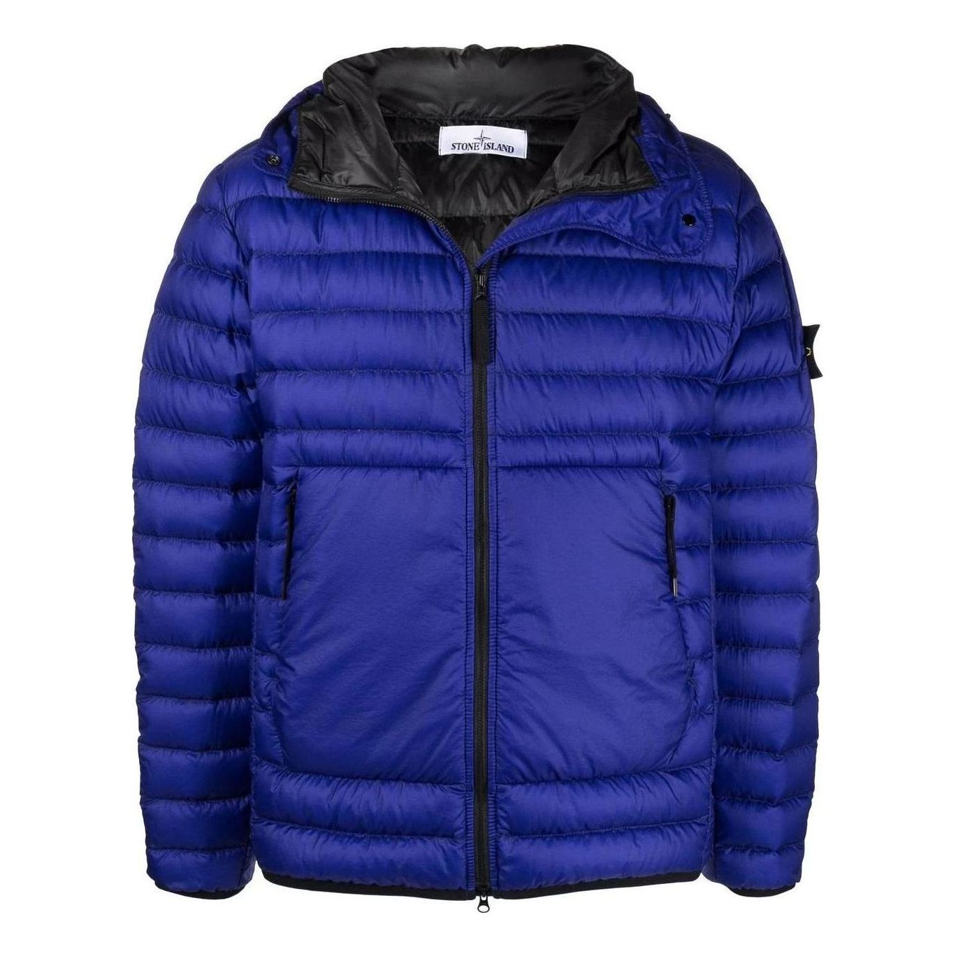 Prešívaná bunda Stone Island Hooded Down Jacket Modrá | 761540324-V0022, 0