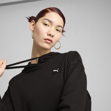 Mikina Puma ESS Elevated Comfort Hoodie Čierna | 685018_01, 4