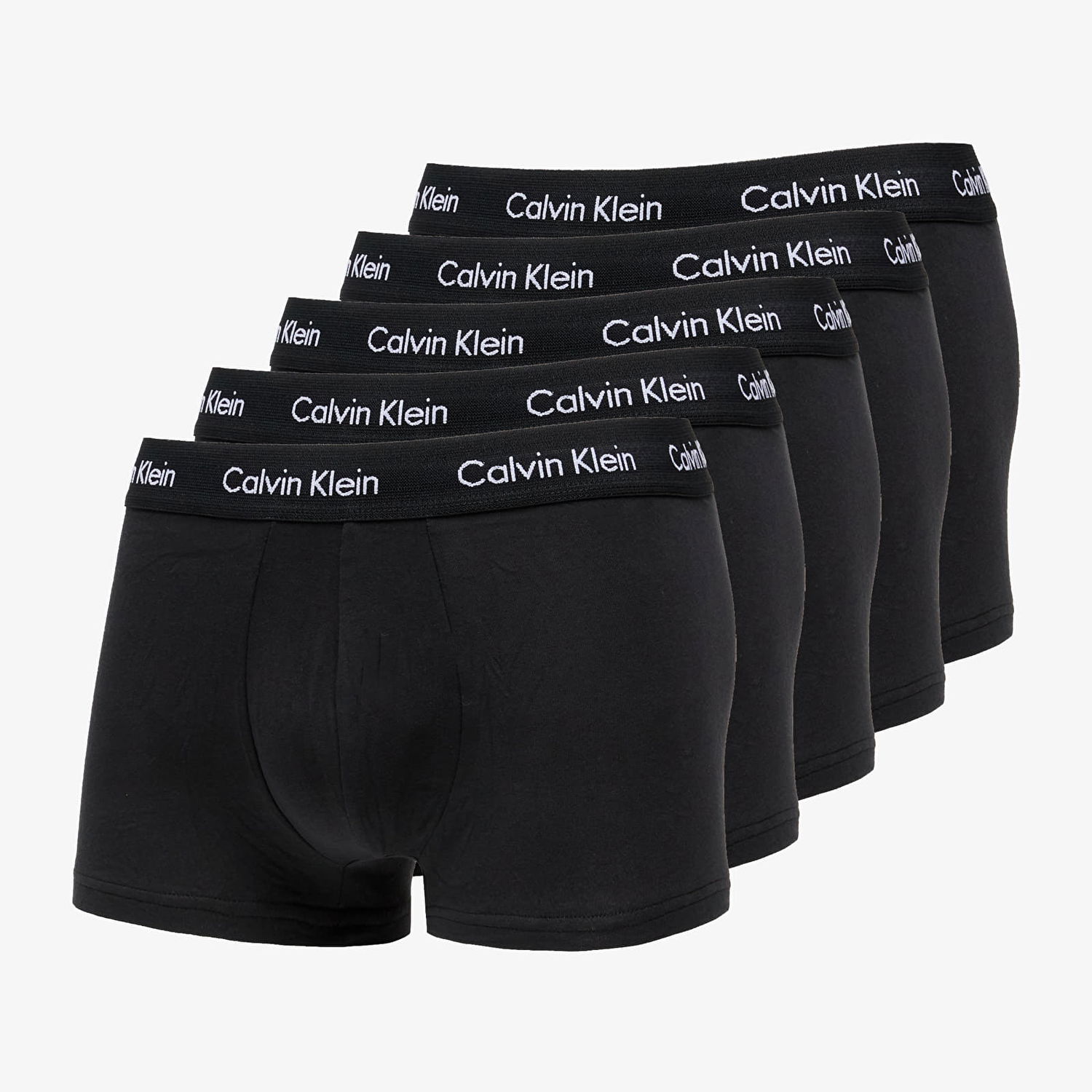 Boxerky CALVIN KLEIN 5Pack Low Rise Trunks Black Čierna | NB2734A-XWB, 0