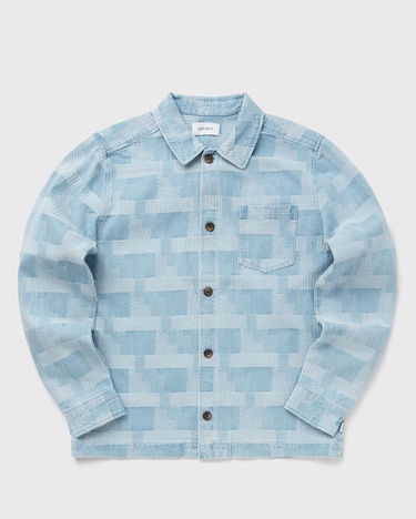 Bunda Les Deux Layton Denim Jacquard Overshirt Modrá | LDM640104-414414, 0