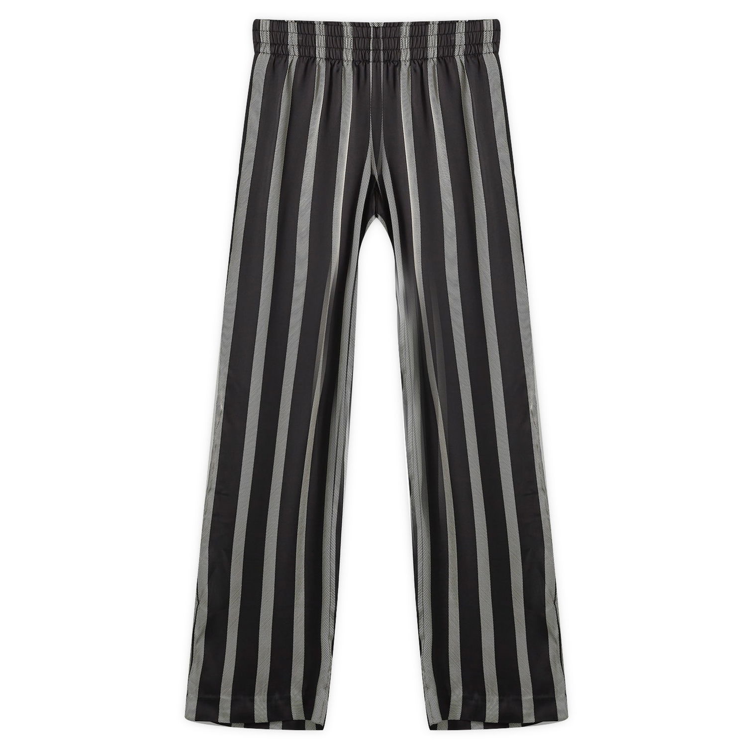 Nohavice Anine Bing Soto Striped Wide Leg Pants, Size Medium Čierna | A-03-10420-PRT31, 0