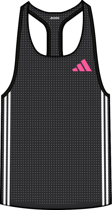 Tielko adidas Originals Adizero Promo Tank Top Čierna | ik3988, 0