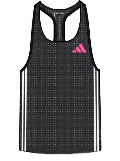 Tielko adidas Originals Adizero Promo Tank Top Čierna | ik3988