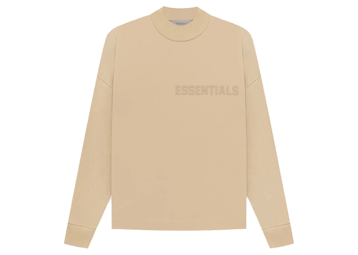 Tričko Fear of God Essentials LS Tee Sand Béžová | 125BT222014F, 0