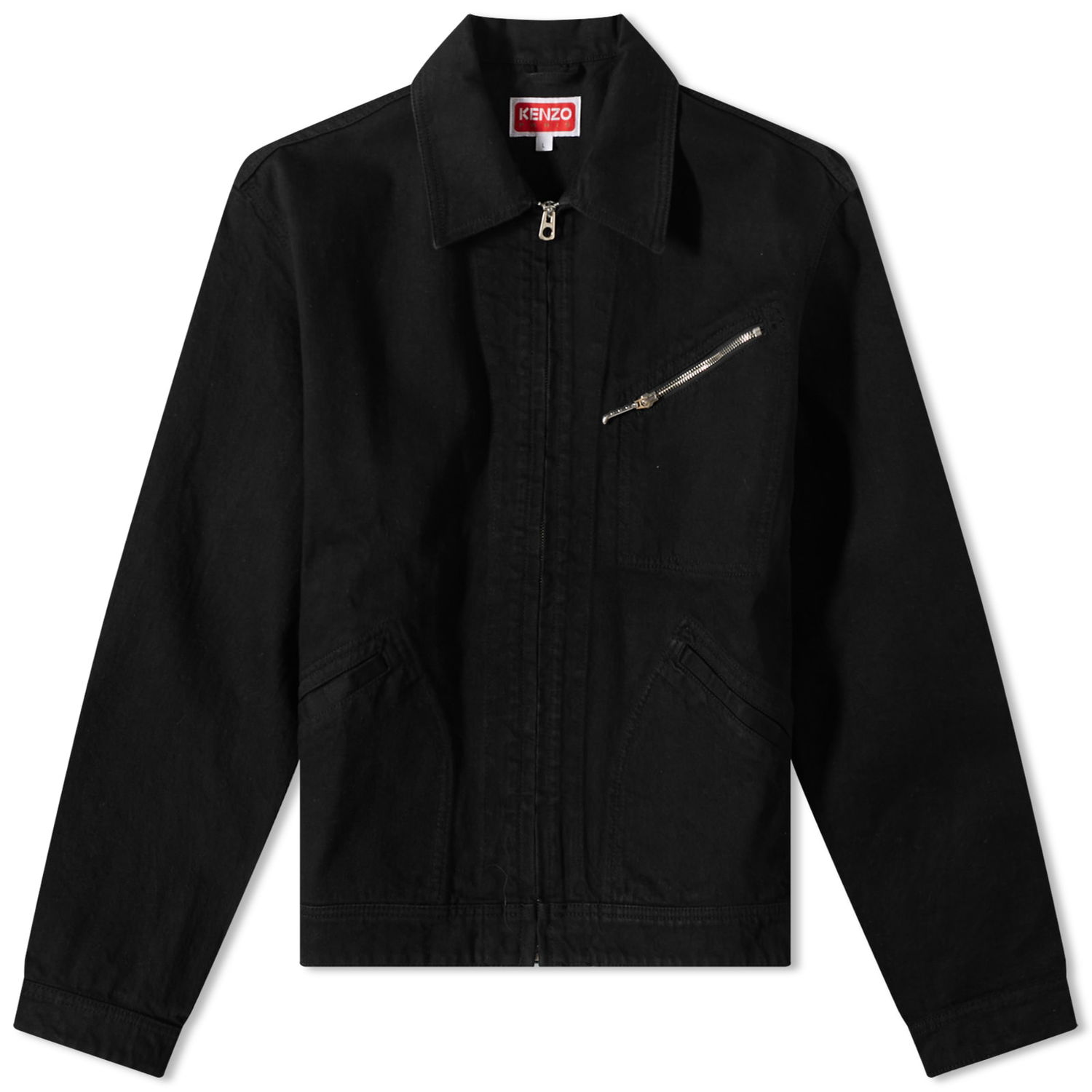 Bunda KENZO PARIS Rinse Denim Jacket Čierna | FD55DB1006C1-BM, 0