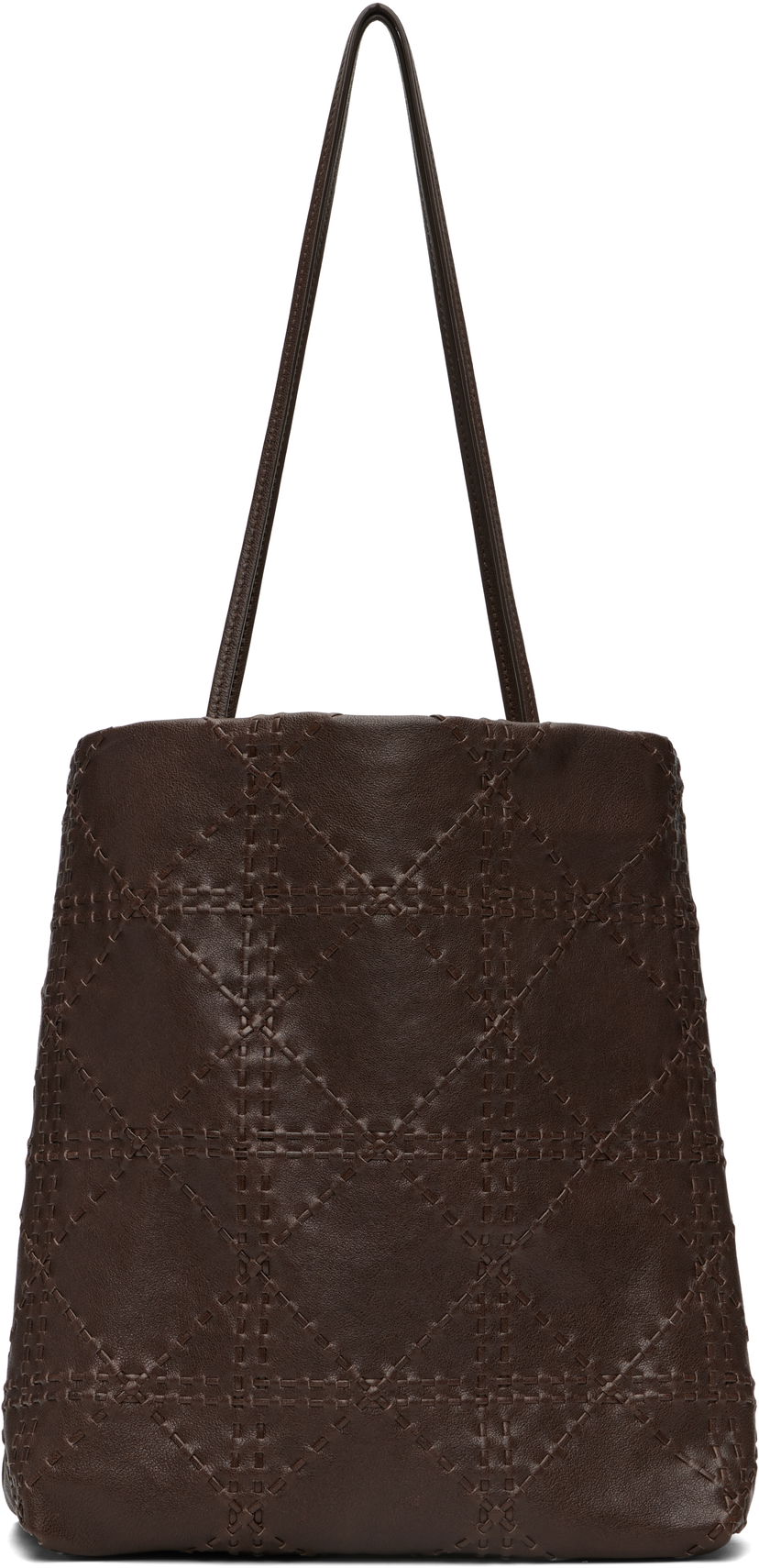 Tote bag The Row The Row Lilou Woven Tote Bag Hnedá | W1834-L616