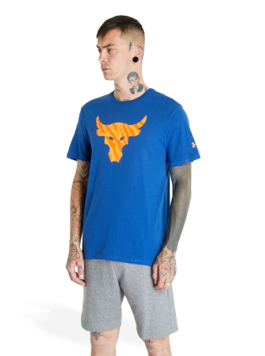 Tričko Under Armour Poject Rock Brahma Bull T-Shirt Modrá | 1361733-471
