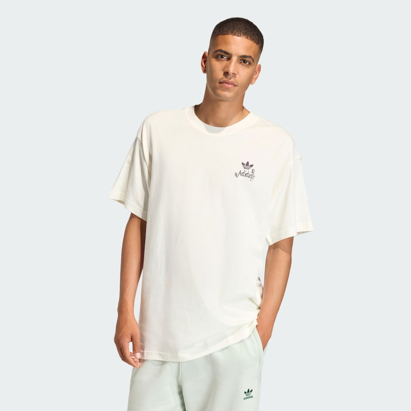 Tričko adidas Performance Supper Club Graphic Tee Biela | HY2063