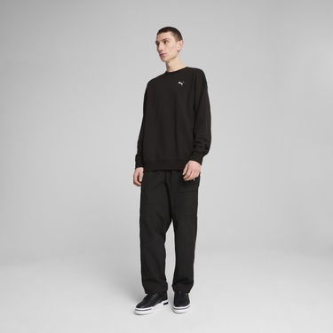 Sveter Puma WARDROBE ESS Relaxed Crewneck Sweatshirt Čierna | 629650_01, 5